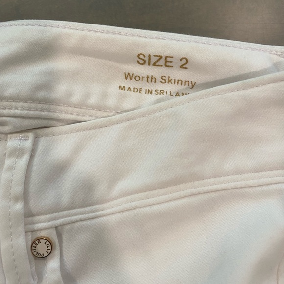 Resort skinny white pants size 2 - Picture 3 of 3